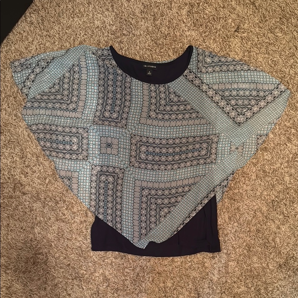 I.N. Studio Tank Top with Poncho